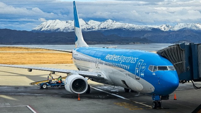 Avión de Aerolíneas Argentinas