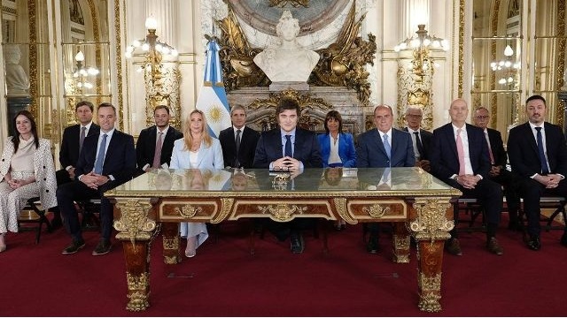 Javier Milei en cadena nacional por primer aniversario de gobierno